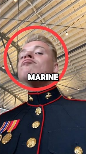 That Marine uniform fit! 😳🔥