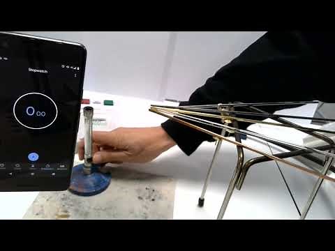 Comparing thermal conductivity of aluminium copper steel brass and glass