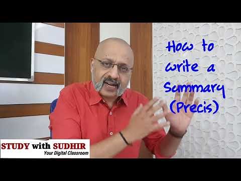 How to write a Summary | The 8 mark question in Comprehension | ICSE English Language Class 9 & 10