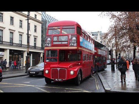 Routemaster buses at work in London in 2010