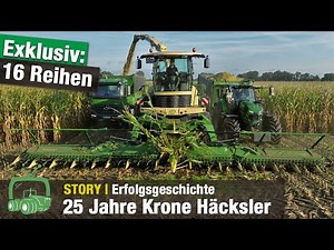 25 Jahre Krone BiG X Feldhäcksler | Exklusiv: 16 Reihen X-Collect Maisgebiss | Maisernte in den USA