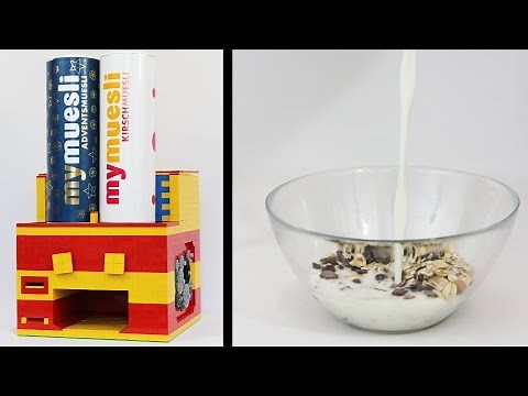 LEGO breakfast machine | milk & cereals