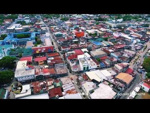 Aerial view Down town Butuan city Agusan Del Norte