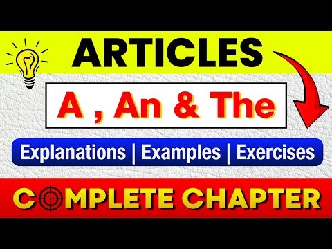 Articles (A, An, The) | English Grammar in Hindi | Best Trick to learn Articles