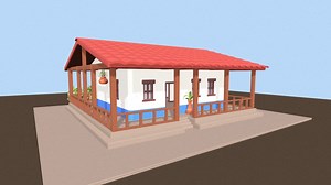 Casita de adobe - 3D model by Ludigos