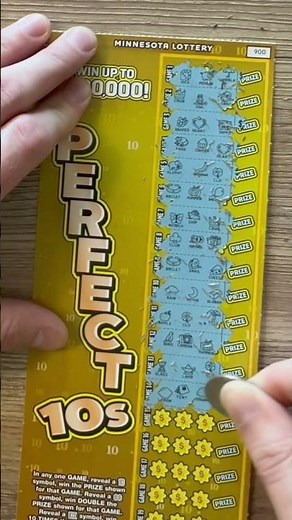 Perfect 10s WINNER! Minnesota Lottery Scratch Off #lottery #scratch #win