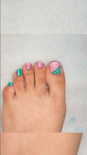 🌸easy summer nail art for toe🌸 #simplenails #nailart #easynailart #toenails #ytshorts #shorts #diy