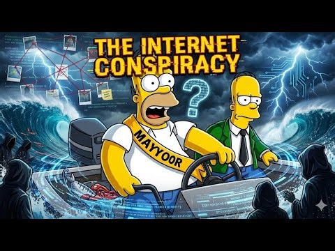 Homer Discovers a Secret Internet Conspiracy | AI Animated