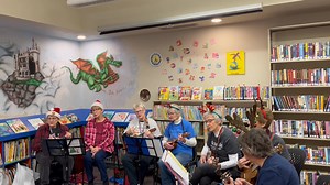 Dalmeny Library would like to thank the Dalmeny Strummers for coming and sharing Christmas music this morning at Storytime. Such a fun time! ❤️ | Dalmeny Library