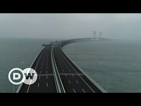 Maior ponte marítima do mundo é inaugurada na China