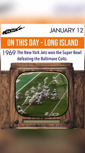 📰 On this Day on Long Island: 🗓️ 1969: NY Jets win the Super Bowl #LongIslandConnection #onthisdayonlongisland #longislandhistory #longisland | Long Island Connection