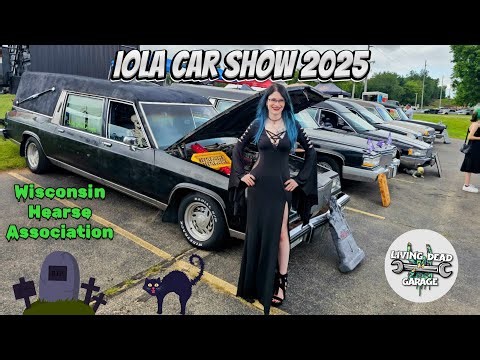 We took our Hearse to the Iola Car Show and Swap Meet!