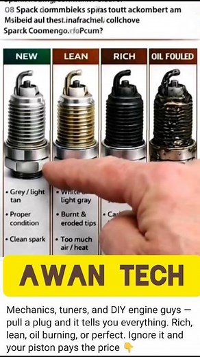 SPARK PLUG READING: Your Engine'sHealth Report in 10 SecondsDescription hashtag