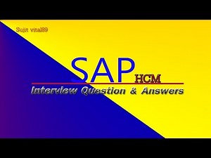 SAP HCM(HR) payroll interview questions and answers