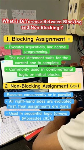 What is the Difference Between Blocking and Non Blocking in Verilog | Blocking and Non Blocking
