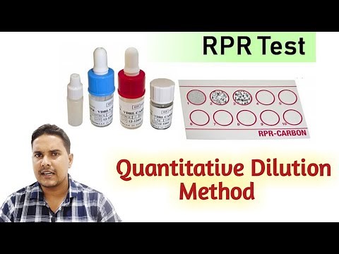RPR dilution method | RPR test procedure | RPR antigen test