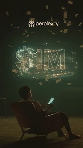 Tomorrow, during the big game, one person will win $1,000,000. It could be you. Follow the link in Perplexity’s million dollar giveaway on Sunday for a chance to win $1,000,000. No purchase necessary. See http://pplx.ai/sweepstakes/terms… for official rules. | Perplexity AI