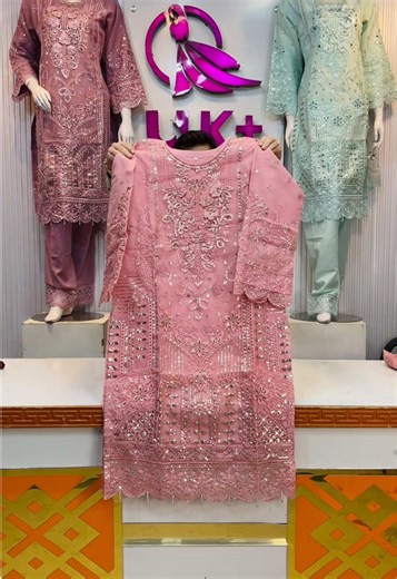 Affordable Organza Shakwar Kameez for Home Delivery