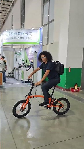 Ultra-light Brompton G Line Test Ride! #bikeupgrade #TaipeiCycleshow #brompton #Mortop #Bikelife