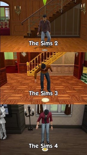 Comparing animations between The Sims 2, 3, & 4: Grabbing Objects