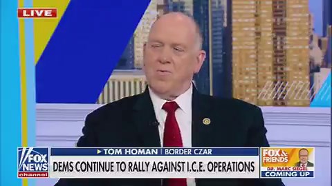 Tom Homan had the perfect one-liner ready for Ilhan Omar.After she said “we need to figure out a different system” in a call to abolish DHS, the Border Czar FIRED BACK.HOMAN: “Well, I’m sure Omar would love for ICE to go away, right? Because she has her own issues.”“But, bottom line is, you know, think about this.”“Members of Congress want to abolish the Department of Homeland Security that was established after the tragedy of 9/11. Right?”“And they want to abolish the agency that enforces the l