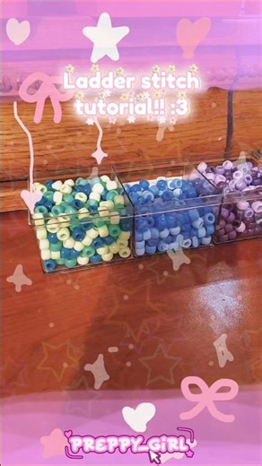 Ladder stitch tutorial!! =3 🩷✨🎀🌸