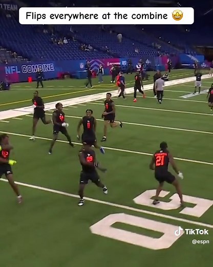 NFL Combine Highlights: Amazing Cartwheels and Backflips