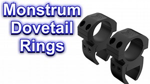 Monstrum 1" Dovetail V2 Scope Rings Review - The Reloaders Network