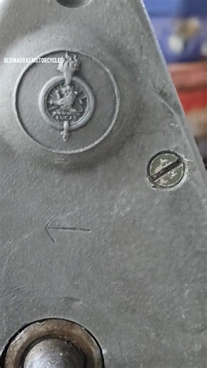 An untouched Lucas magneto 💙🇬🇧💙 | OLD Madras Motorcycles