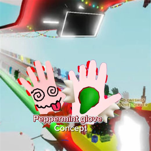 PEPPERMINT glove concept | slap battles #roblox #slapbattles #mint #cool