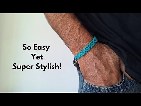 A Unique & Best-Selling Gift 🎁 Easy Handmade Leather Bracelet Tutorial for Beginners |Easy training