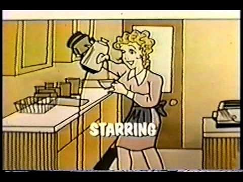 BLONDIE 1968 version opening credits CBS sitcom.