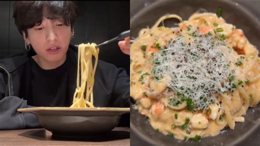 "Lookbook turned into cookbook" - Fans react as BTS' Jungkook's Shrimp Pasta recipe during his recent Weverse livestream goes viral