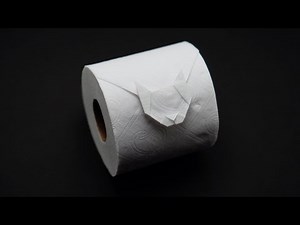ORIGAMI TOILET PAPER CAT (Jo Nakashima)