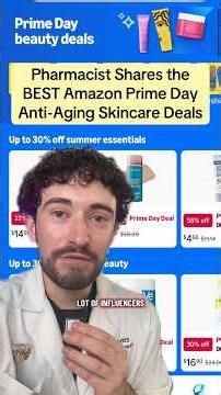 ‼️ Best Prime Day anti-aging skincare deals I’d actually buy as a pharmacist #antiaging #skincare