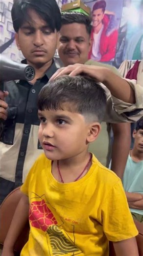 Cute Boy Haircut Transformation 😍✂️ #shorts