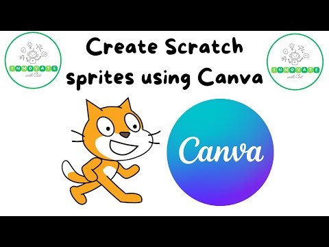 Creating Scratch Sprites in Canva