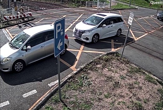 Shocking footage shows truck crashes and near misses across rail newtwork