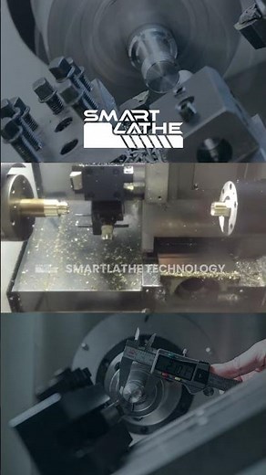 What a double spindle with dual turret CNC lathe looks like