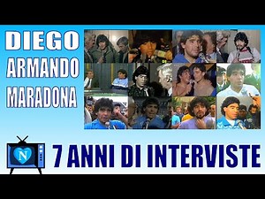 7 anni di interviste | Diego Armando Maradona in Italia | Le interviste dopo le partite | NapoliTube