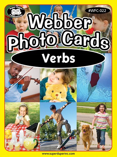 Webber Photo Cards - Verbs - cards - by Super Duper Publications - TrE