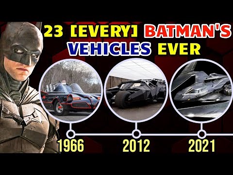 23 (Every) Batman's Vehicles from Comics, Movies, Games - A Complete Guide to Every Bat-Vehicle!