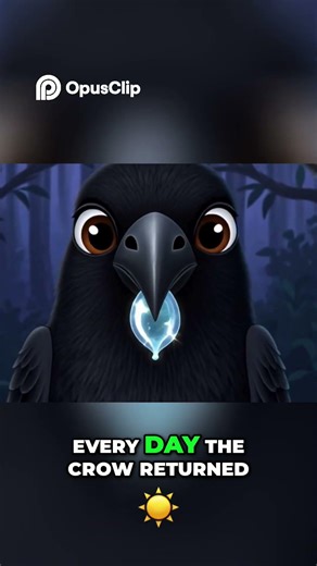 The Persistent Crow 🐦 | Building Something From Nothing 💪 #Shorts #movie #animatedshorts #animation