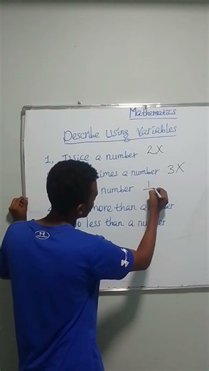 #Describe using variables