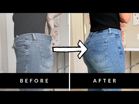 How to Alter Jeans Waistbands So They Are Adjustable and Fit Perfectly!