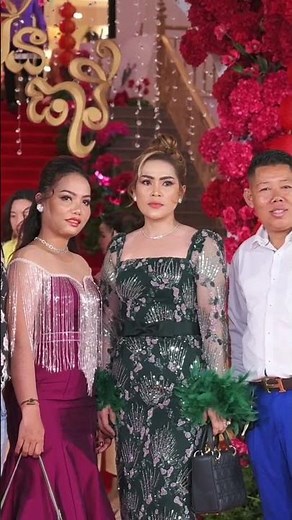 Stunning Beauty 🌹 Lights Up the Wedding Party 💫 #LovelyGuest #WeddingGlow