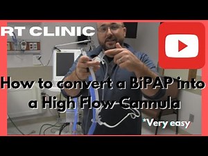 RT Clinic: How to use a V60 as a Heated High Flow Cannula. Very Easy!