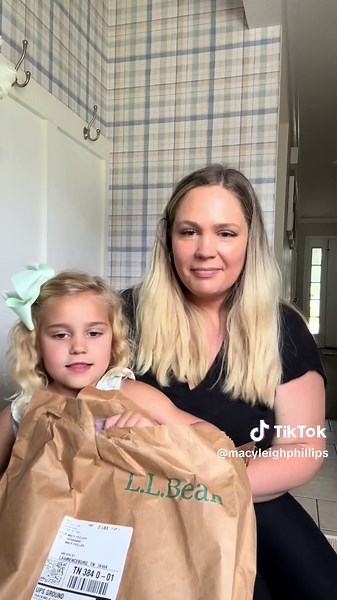 Hallie’s kindergarten backpack! @llbean #kindergartenmom #kindergartenbackpack #schoolshopping #girlbackpack
