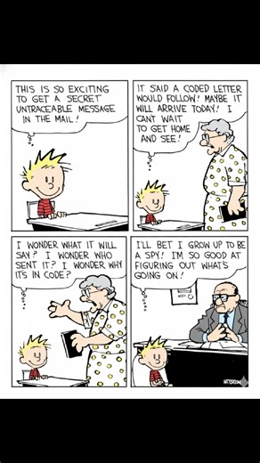 105K views · 527 reactions | "Sometimes the smallest conversations hold the biggest truths ✨ #CalvinAndHobbes" . . .CalvinAndHobbes #ComicReels #FunnyComics #DailyDoseOfComics #ComicStrip #ClassicComics #CartoonHumor #MemeReels #RetroComics #ComicRelief | Daily dose of funny comics | Facebook