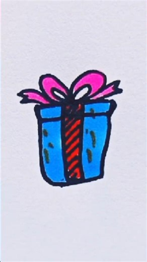 Easy gift drawing #simple #art
